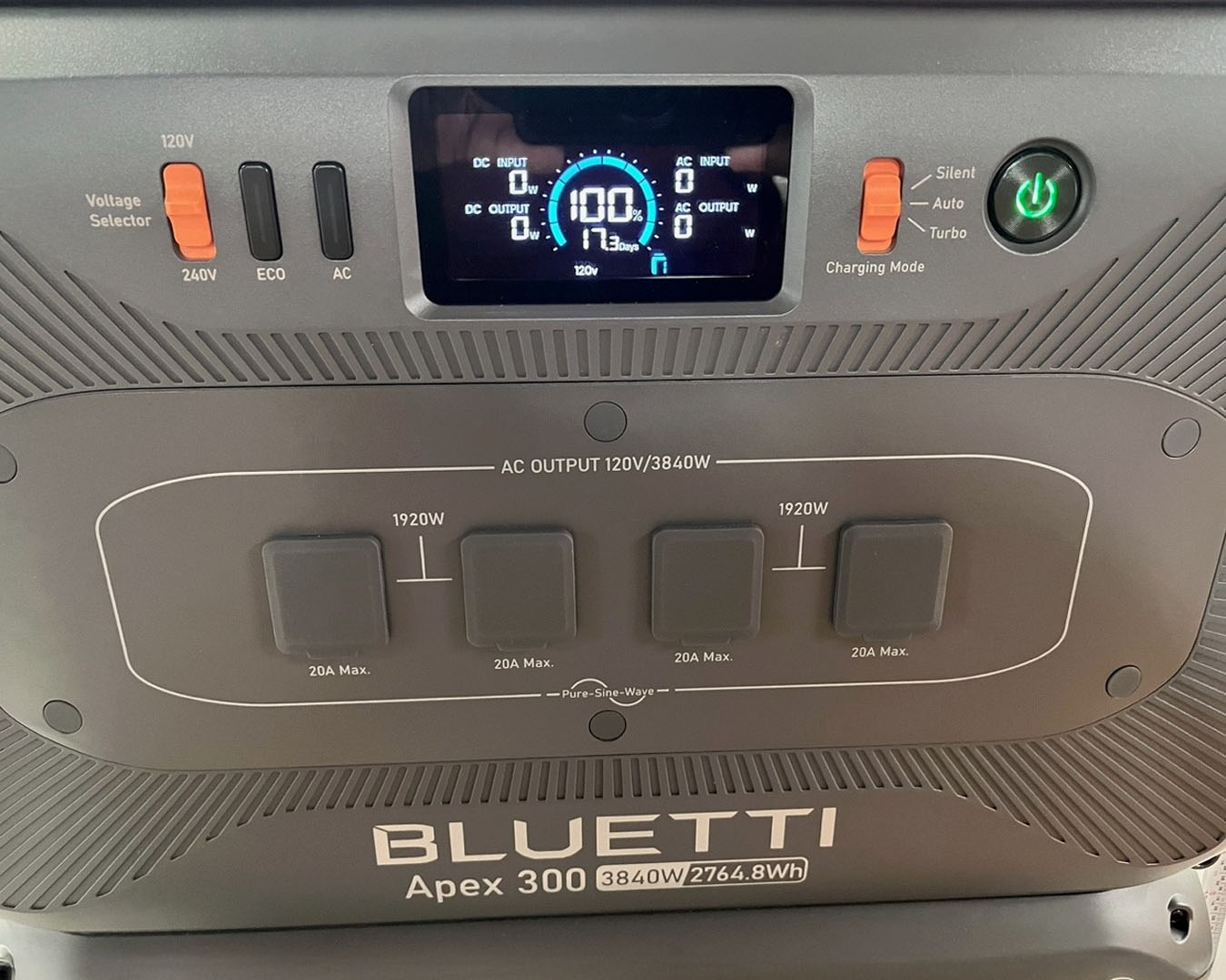 Bluetti Control Panel. Bluetti Control Panel.