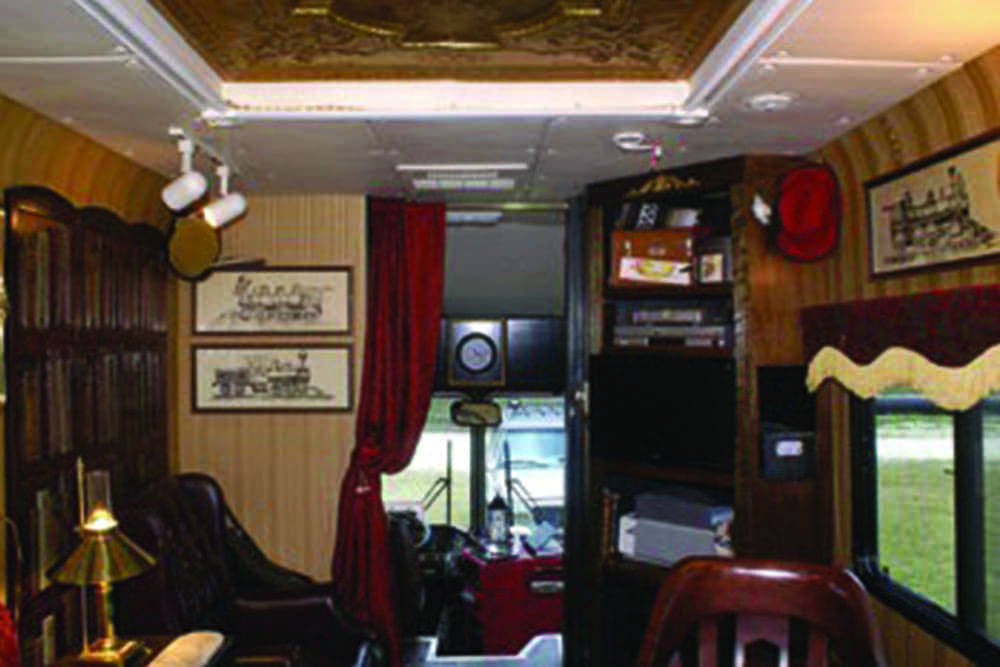 The parlor (view looking forward)