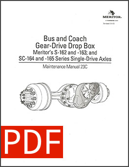Bus and Coach Meritor Gear-Drive Drop Box