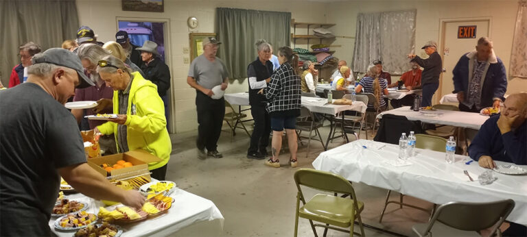 1_0003_Pot Luck Dinner in the Clubhouse at Crawford&rsquo;s RV Park. (2)