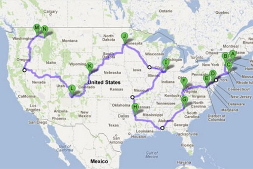 Driving-the-Lower-48-States-in-124-Hours