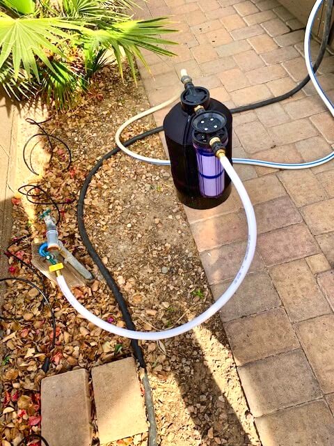A Quick and Easy Way to Provide Clean, Softened Water for your Bus - bus conversion photo