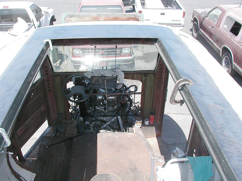 Hole in roof for Pop-up