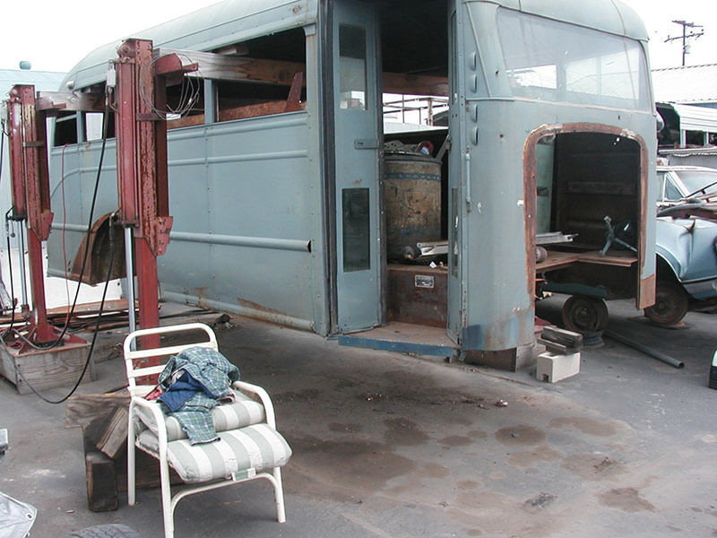 Superior brand bus body off frame