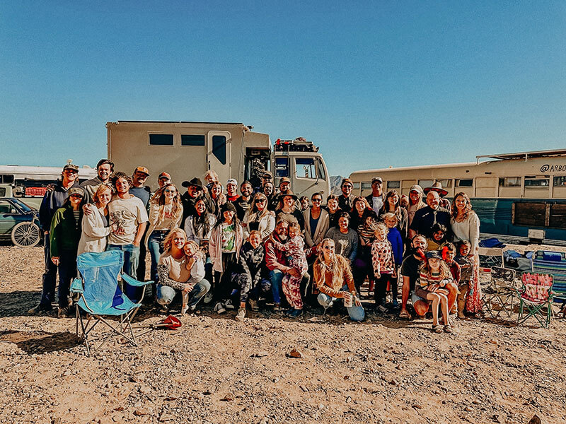 All our friends that came to the worship circle.