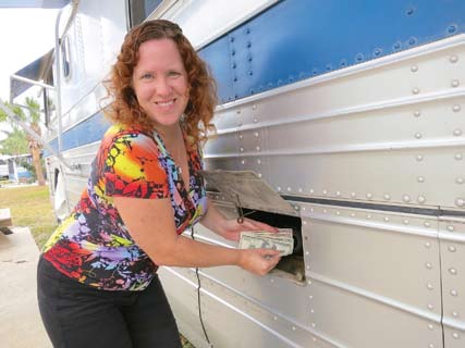 Pouring Rent In The Tank