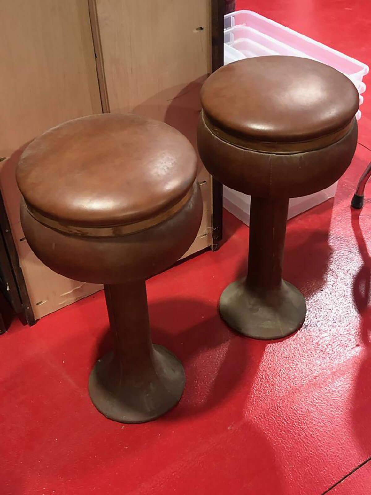 This image has an empty alt attribute; its file name is Jay-still-has-the-original-barstools-out-of-the-coach-I-am-trying-to-talk-him-out-of-them.-LOL.Jay-still.jpg