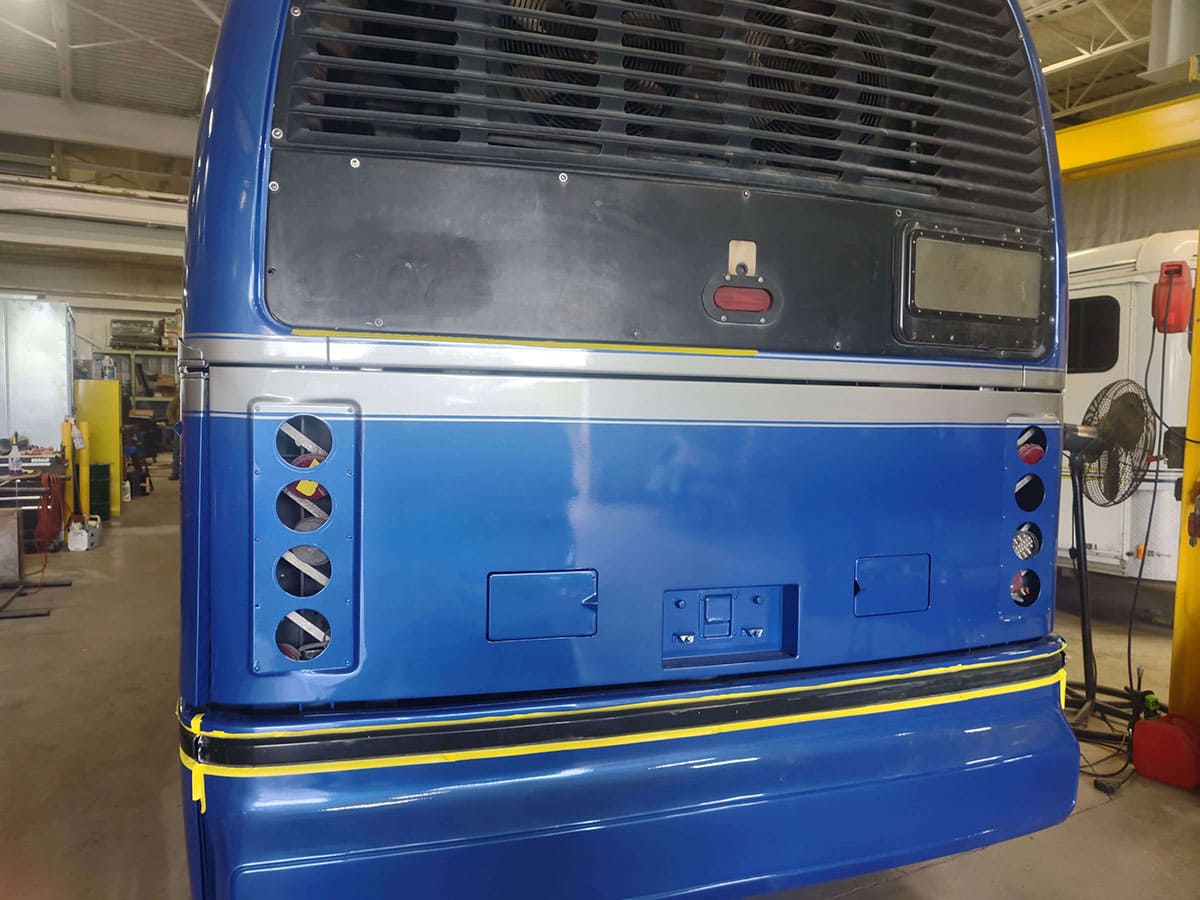 The rear looks almost as good as new after all of the repairs.