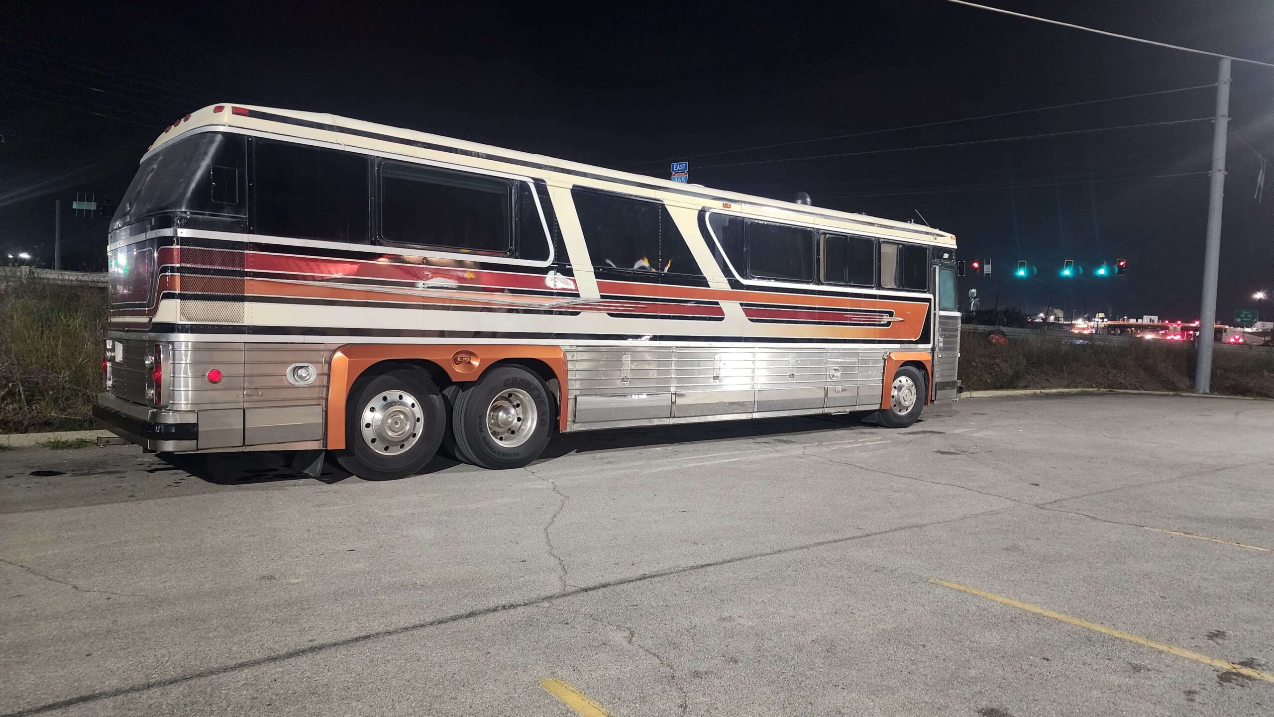 Parked for the night.