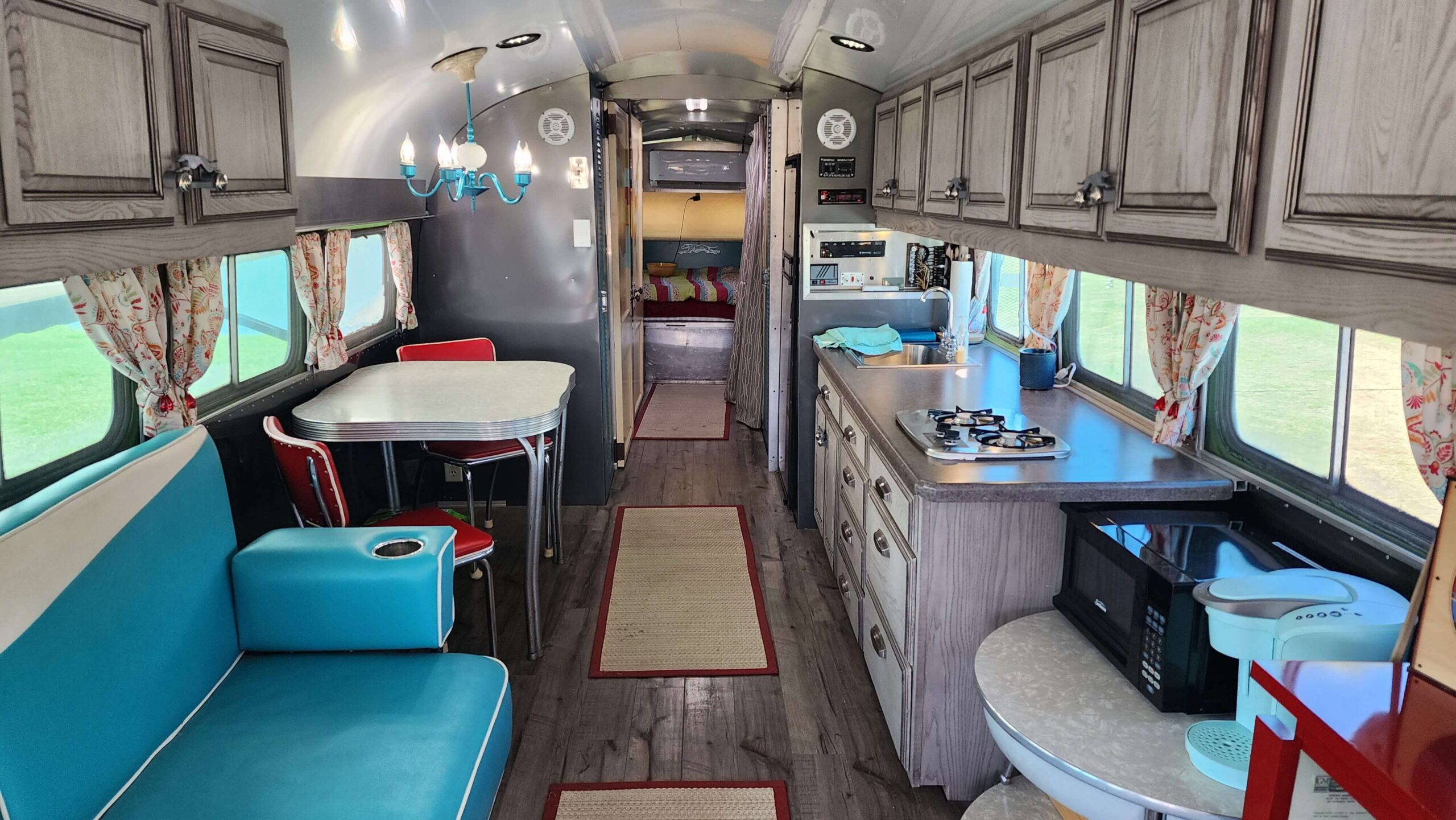 Gary and Misty LeCount’s Silversides bus, the Host of the RAOC rally. Probably my favorite bus there, I just love what they did with it. 