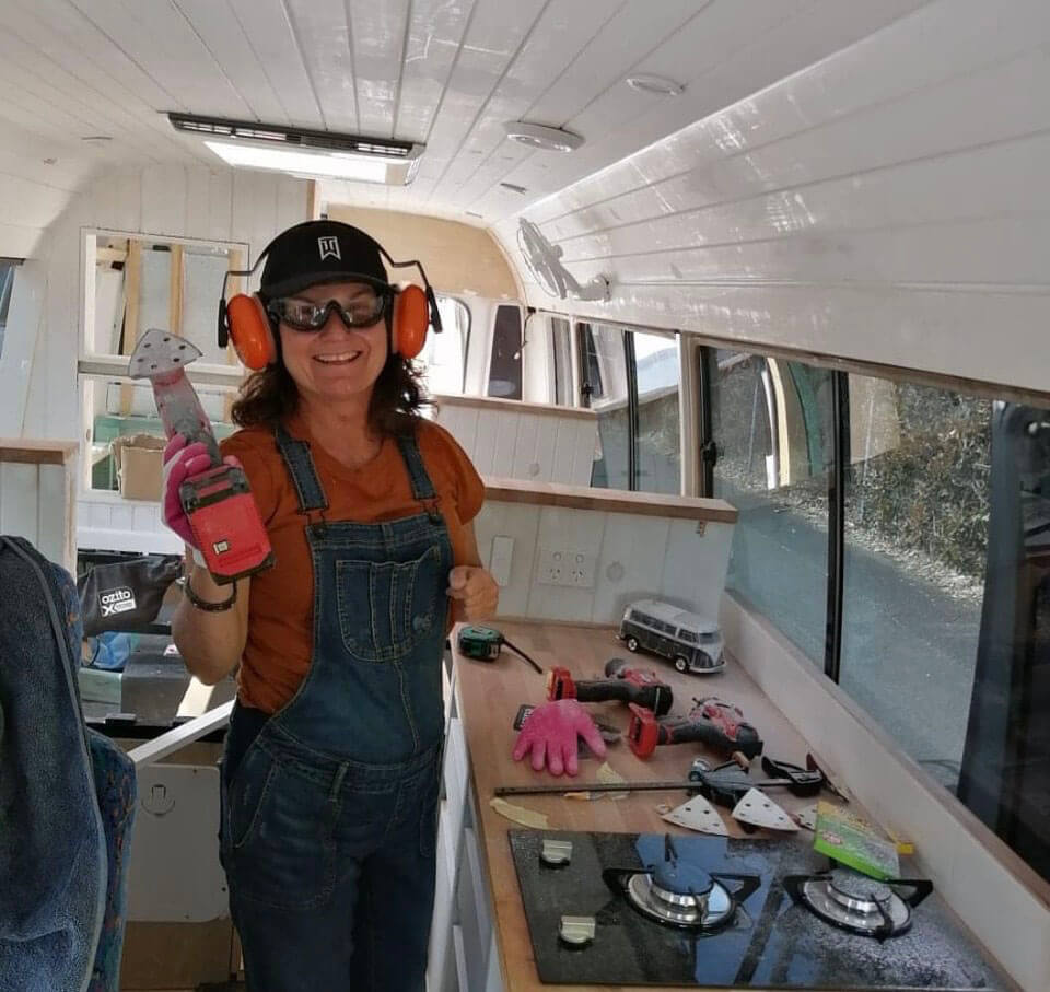 Finding Happiness by Doing What You Love – a Family Converts a Van and Two Buses To Travel Australia - bus conversion photo