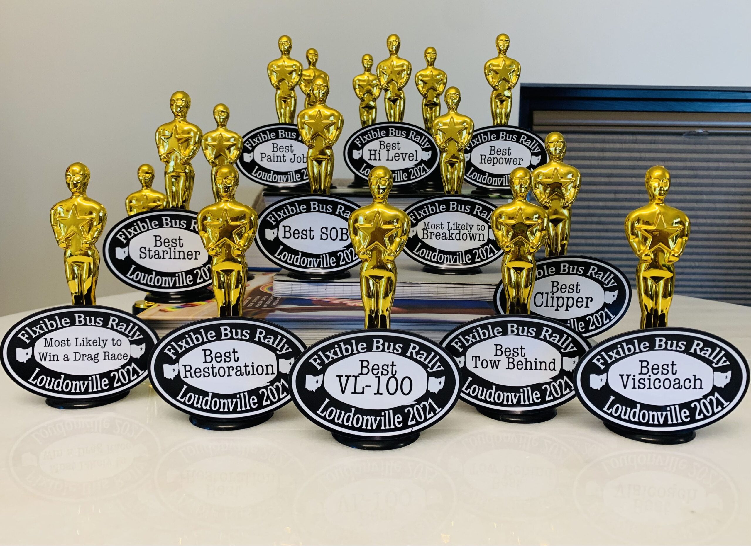 Best of Flxible Bus Rally awards.