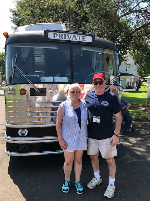 Brad & Margaret Wallace’s 1960 Flxible Hi-level.