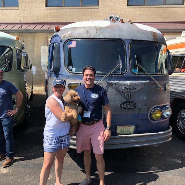 Our Wagonmasters/Rally Captains for 2021 - Brian and Crystal Santin & Whitney (11yr old mini-Australian Labradoodle)!