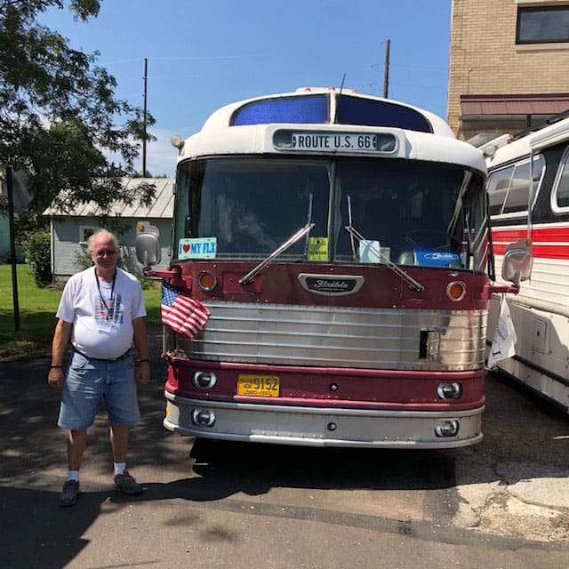 Dave & Brenda Martin’s 1960 Flxible Hi-level.