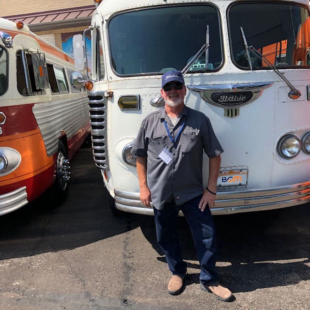 Dave Rosique’s 1950 Flxible Visicoach.