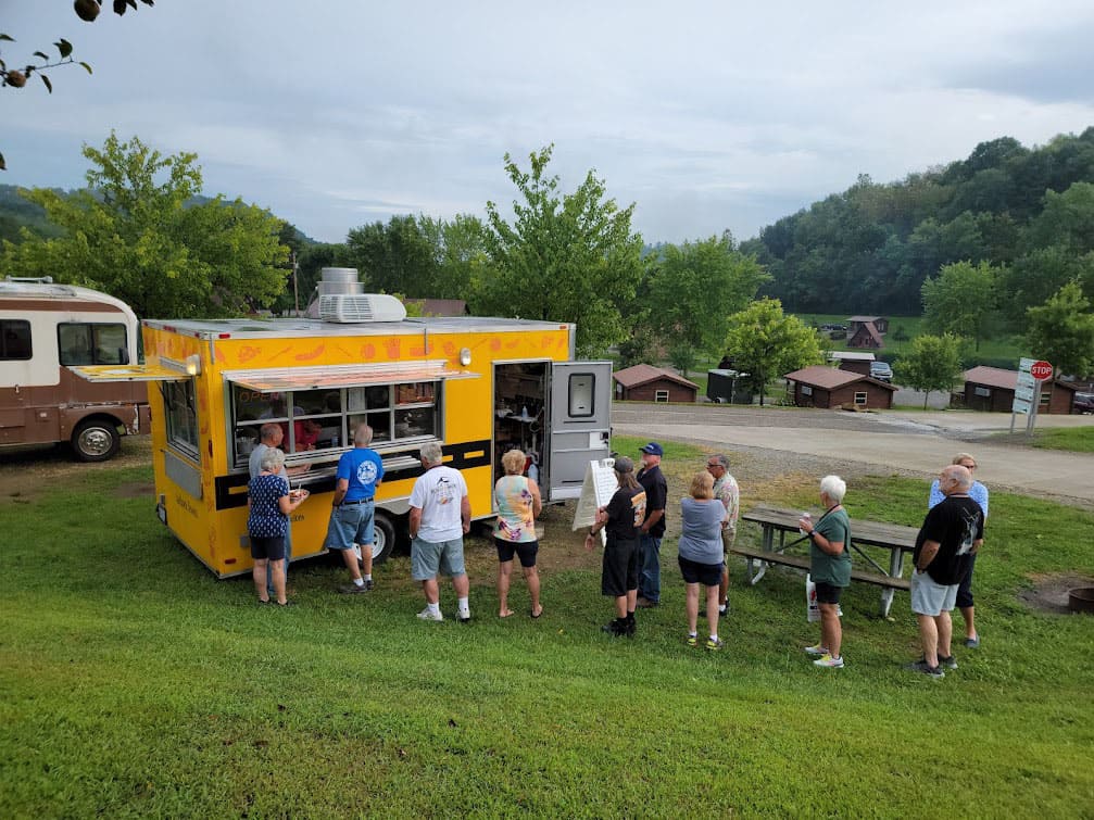 Exclusively Yours Catering food truck.