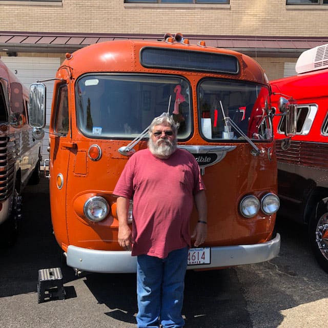 John Tassinari’s 1947 Flxible Clipper.