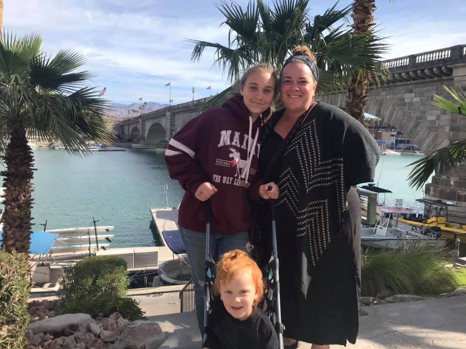 Spending a nice day at the London Bridge.