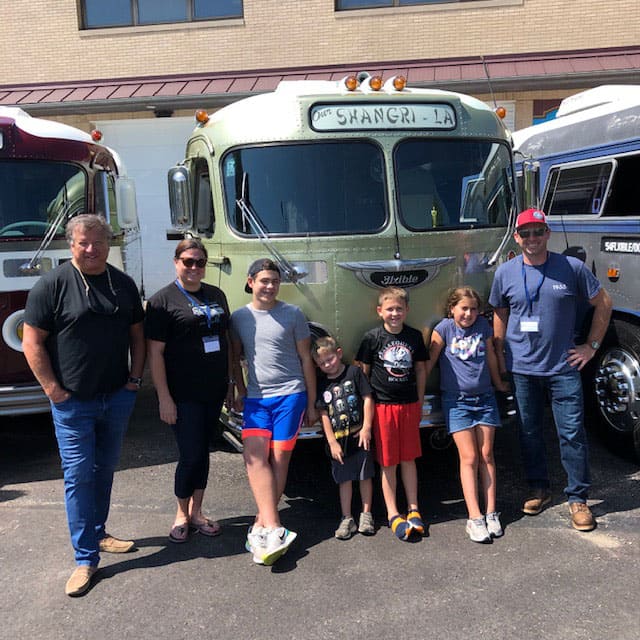 Loren & Krystal Kase’s 1953 Fllxible Visicoach.