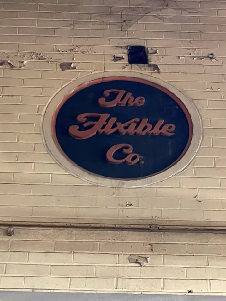 Still imbedded in the wall.