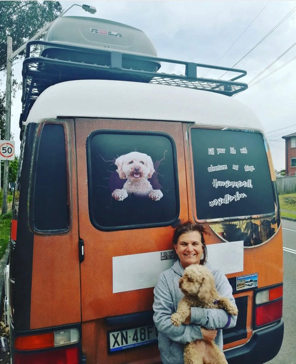 We never leave home without our baby!
