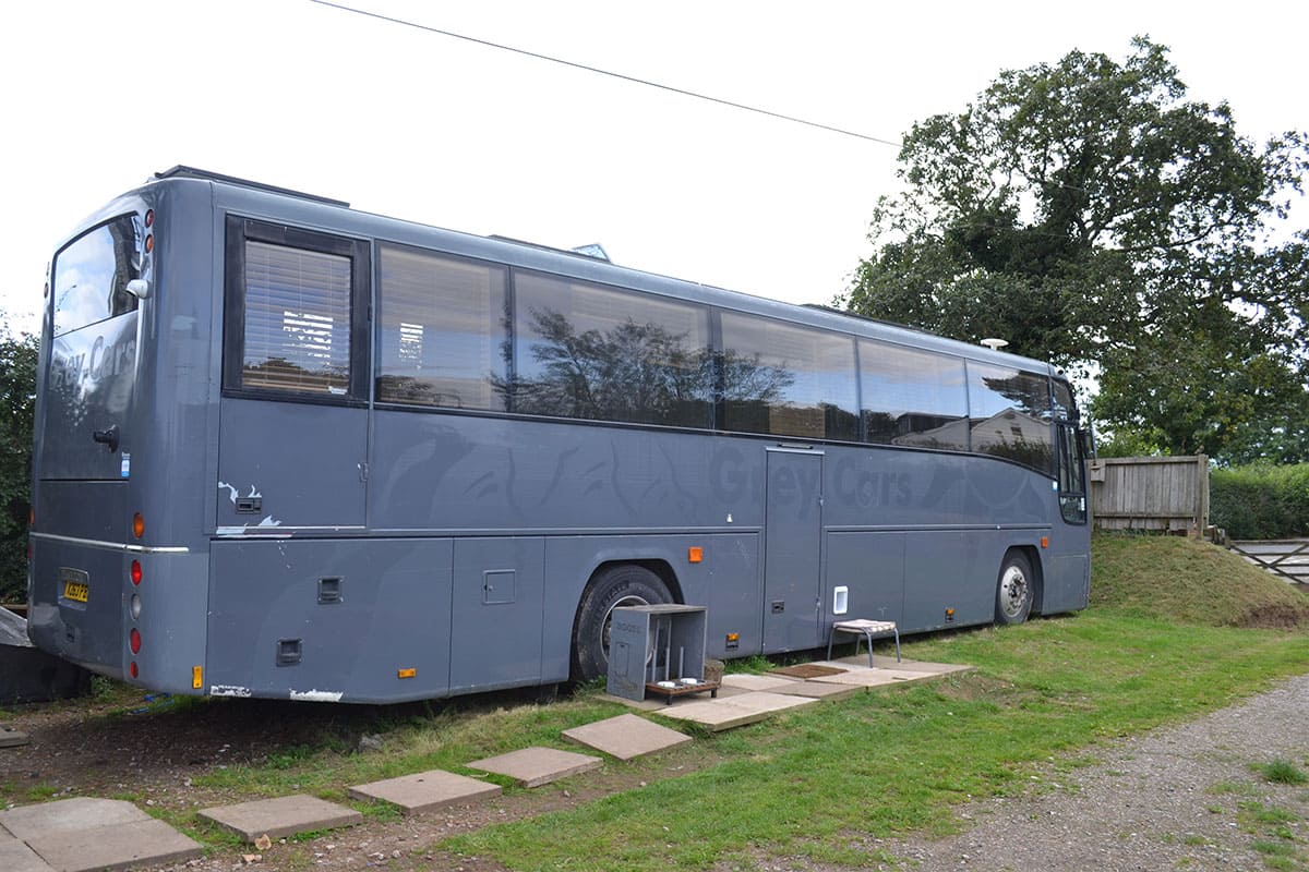 Ophelia awaiting her respray.
