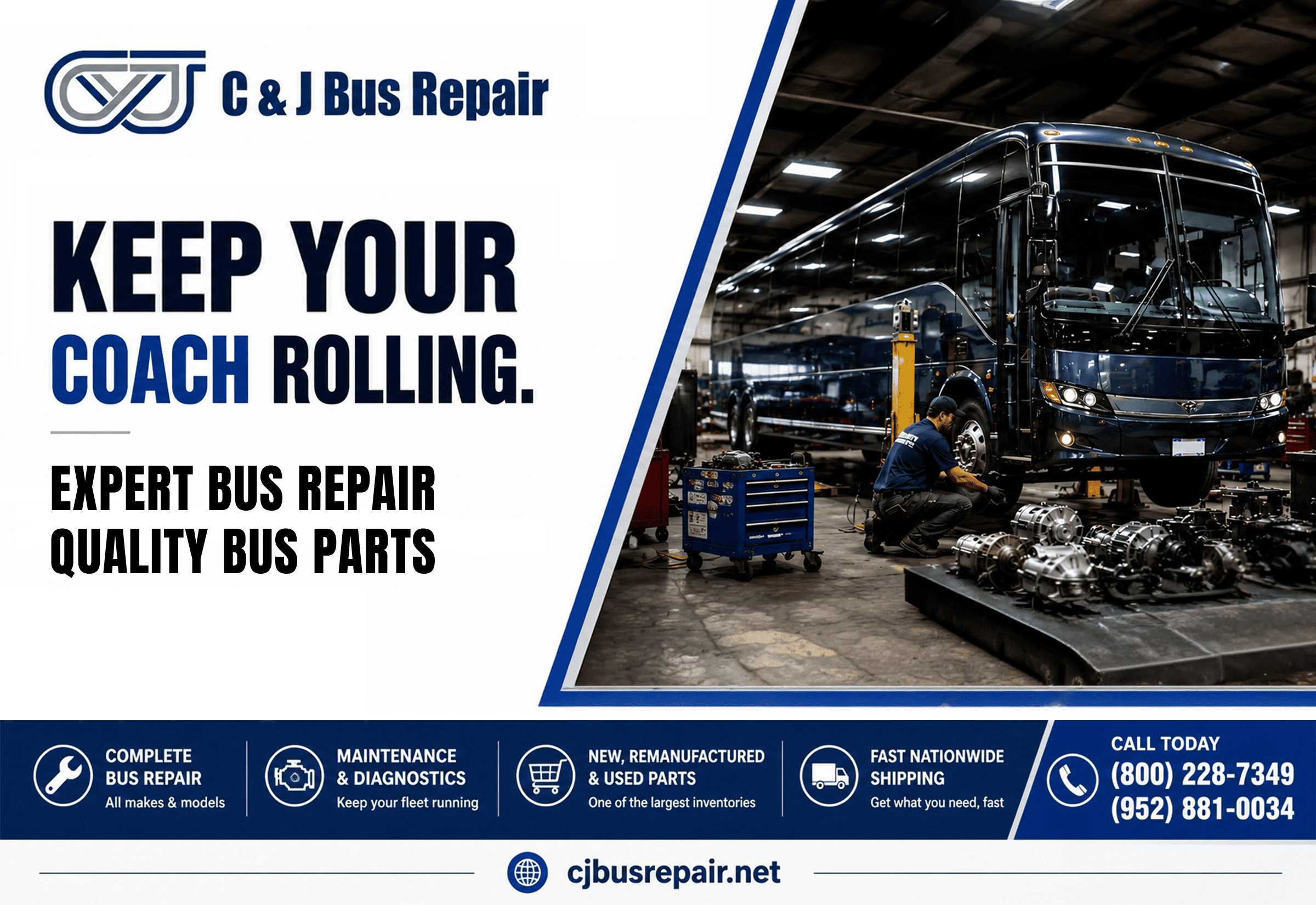 CandJ Bus Repair 1half ad