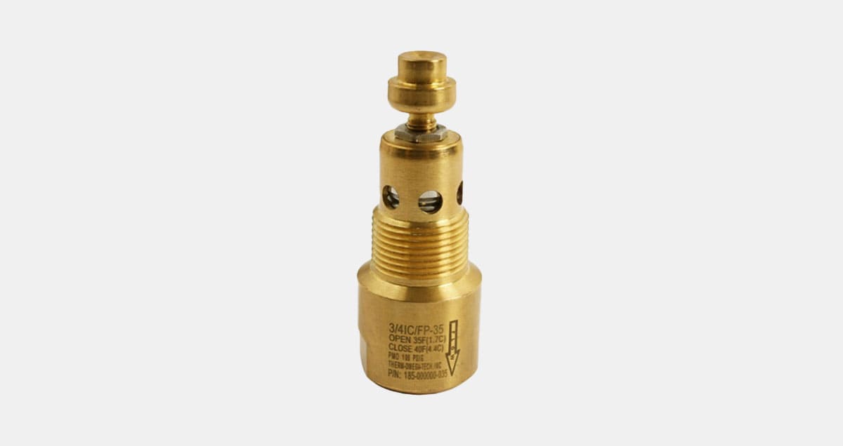 Anti-freeze valve - it drains after water pressure is reduced.
