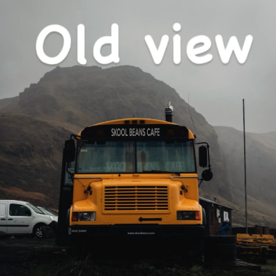 Skool Beans Café – A 1996 Thomas Vista American School Bus - By Holly Keiser - bus conversion photo