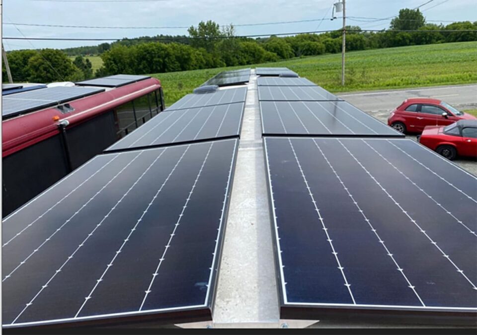 Solar panels allow us to stay longer in boondocking locations. 