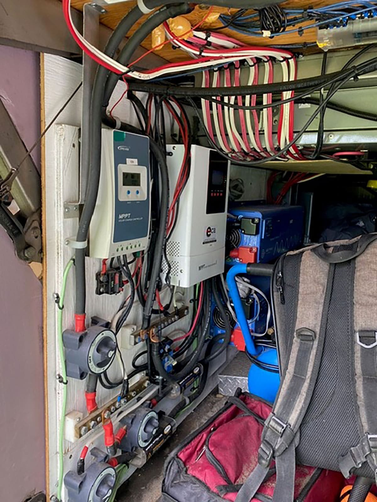 Solar Controllers and wiring.