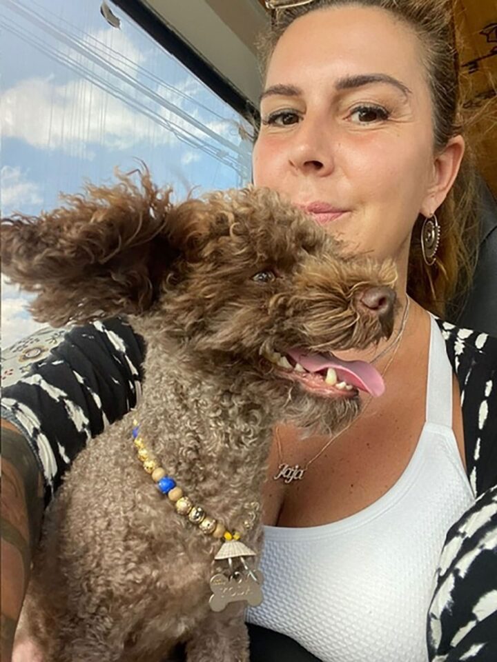 Yoda and me enjoying life on the road.