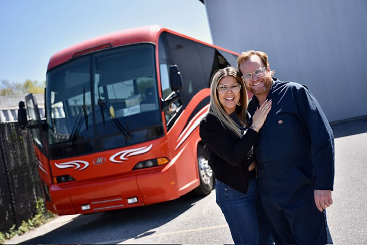 Right after we brought the bus home.