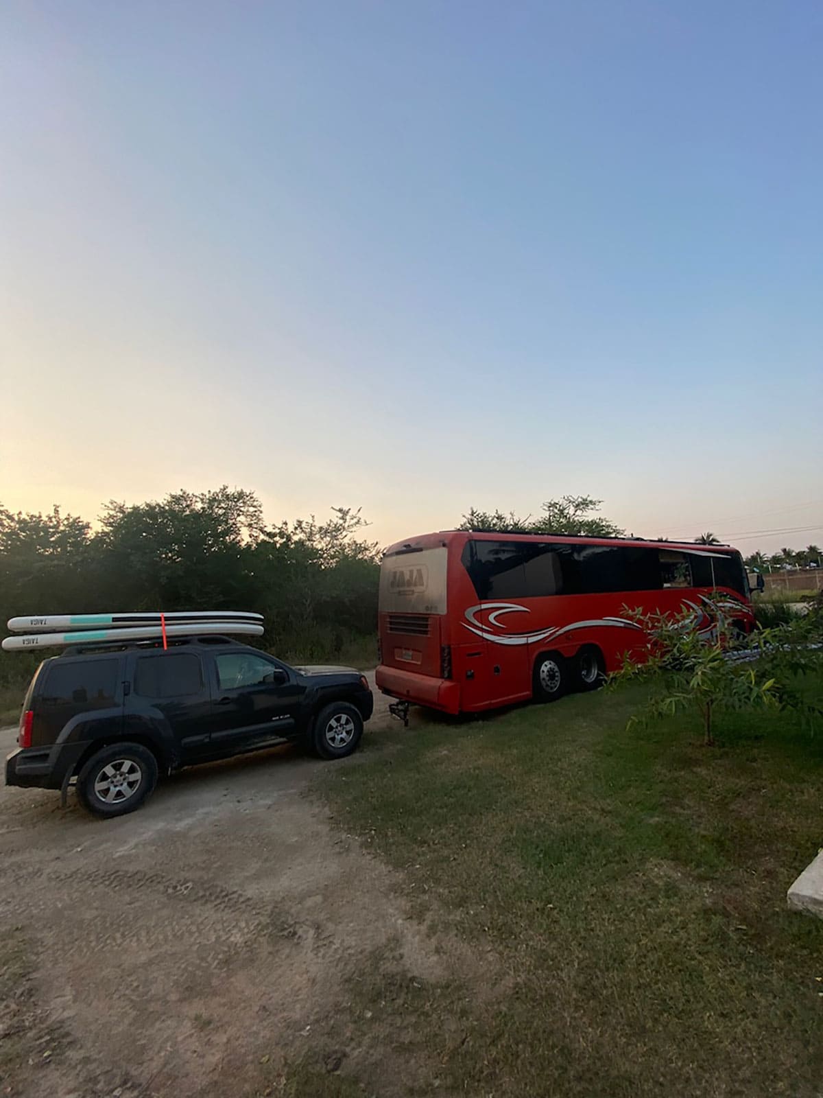 Punta Perula, Mexico. Street Bonndocking in a fishing village. We love this place.