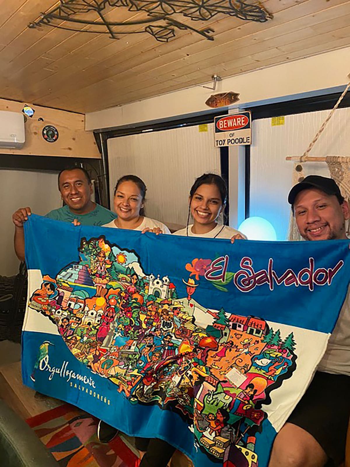 In San Pedro de La Laguna, Guatemala, where we took Spanish lessons for 9 days, 8 hours a day.